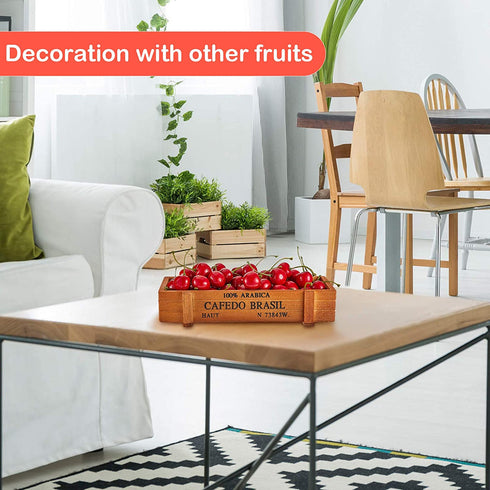 Fake Cherries Artificial Cherry Decorations Simulation Cherries Fruit Cherries Fruit Cherry Fake Fruit Model for Party Decor Home Kitchen Cabinet Photography Prop Cognitive Toy (50 Pieces)