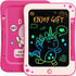 KOKODI Erasable 8.5 Inch LCD Writing Tablet Girls Unicorn Toys 3 4 5 6 7 8 Years Old Birthday Gifts, Reusable Doodle Board Drawing Pad, Educational Travel Learning Game for Toddler Girls Toys 3-6 Age