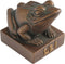 Culture Spot Egyptian Frog Goddess Heket Kek Statue with Bronze Finish | Ancient Treasures Collection | Indoor Placement | Durable Construction | 5 Inches Tall