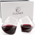 Stemless Wine Glasses Set of 2 Aerating wine glasses Elegant Wine Glasses Stemless large wine glass CulinexCo.com Red Wine Glass Tumbler stemless wine glass set cup wine cups non drip no spill glass