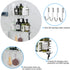 Yougai Shower Caddy Shelf Basket with Soap Dish and 4 Hooks, SUS304 Stainless Steel Shampoo Holder Bathroom Organizer No Drilling Adhesive Wall Mounted Storage Shelves for Kitchen, Toilet, Bathroom Rack Accessories-2 Pack, Silver