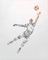 Soccer Geometric Wall Art Prints - Particle Silhouette Set of 4 (8x10) Poster Photos - Man Cave- Bedroom Decor