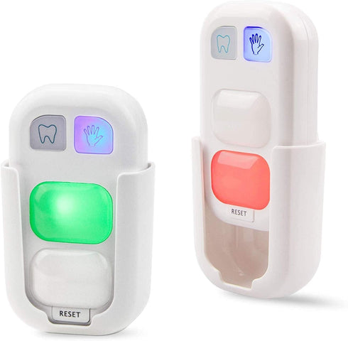 Timer Luxsway, 2 Minutes Teeth Brush Timer and 20 Seconds Hand Wash Timer for Kids Training Coach, Wireless Battery Powered Indicator Light 2Pack