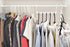 HOUSE DAY White Magic Hangers Space Saving Clothes Hangers Organizer Smart Closet Space Saver Pack of 16 with Sturdy Plastic for Heavy Clothes