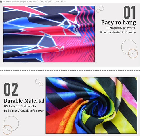 Trippy Mountain and Planet Tapestry Hippie Tornado Waves Tapestry Retro Abstract Space Landscape Tapestry Psychedelic Galaxy Stars Tapestry Wall Hanging for Room