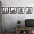 10x10 Black Picture Frames Square Classic Natural Wood 2 Pack for Wall Mounting and Tabletop Display