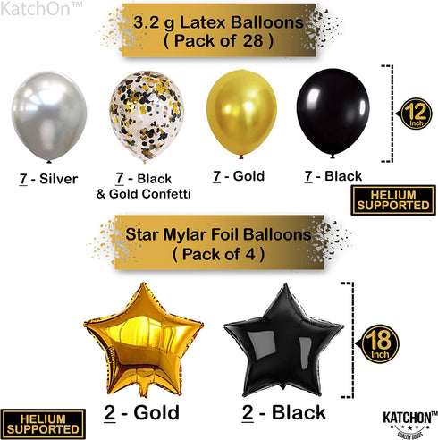 Black and Gold Graduation Decorations 2022 - Black 2022 Balloons, 40 Inch and Fringe Curtain | Class of 2022 Balloons Graduation Party Decorations 2022 | Class of 2022 Decorations, Graduation Balloons