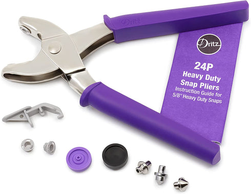 Dritz 24P, Heavy Duty Snap Pliers, Purple