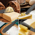 LUHUIYUAN Stainless Steel Flatware Set of 6, 2 of Magic Butter Knives Spreader with Holes, 2 of Stainless Steel Classic Cheese Spreaders, 2 of Cocktail Forks for Butter, Cheese, Jelly, Jam, Dessert