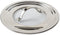 RSVP International Endurance Universal Lid with Glass Insert, Stainless Steel, Fits 5.5" - 9" | Secure Tempered Glass | Fits Frying, Sauté, Sauce, Stock Pots & Pans | Dishwasher & Oven Safe