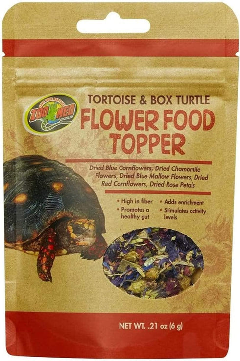 Zoo Med Flower Food Topper - Tortoise & Box Turtle - 0.21 oz