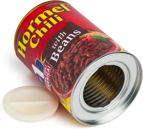 BigMouth Inc. Hormel Chili with Beans Can Safe, Diversion Safe for Keeping Money, Keys, and Other Valuables, Hidden Storage in Plain Sight