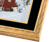Golden State Art, 11x14 Distressed Gold Wood Frame with Black over Gold Double Mat - Displays 8x10 Photos - Real Glass, Sawtooth Hangers, Back Turn Buttons - Wall Mounting, Landscape, Portrait