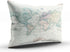 KEIBIKE Pillow Case Map of The World Personalized Rectangle Pillowcases Unique Decorative Throw Pillow Covers Cases 16x24 Inches