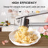 Mempedont Garlic Press Mincer - Update 304 Stainless Steel Garlic Crusher & Peeler Set, Larger & Longer Detachable, Heavy-duty, Rust Proof Garlic Mincer Design for Extracts More Garlic Paste Per Clove