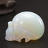2.0inch Natural Carved Skull Crystal Reiki Healing Stone Statue Collectible Figurine (Opalite)