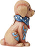 Enesco Jim Shore Heartwood Creek Mini Patriotic Puppy Figurine, 3.5", Multicolor