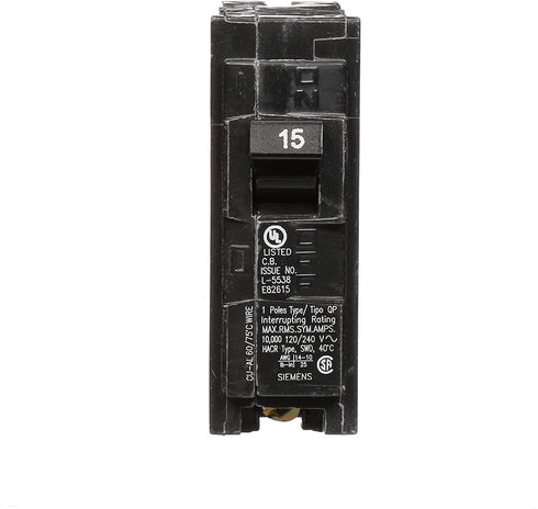 Q115 15-Amp Single Pole Type QP Circuit Breaker