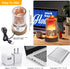 Himalayan Salt Lamp with 16 Colors Changing, Zanflare USB Crystal Salt Rock Lamp, Hand Carved Wood Base Table Lamp, Pink Salt Night Light Gifts for Mother, House Warming, Holiday Gifts