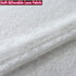Pure White Floral Rose Knitted Woven Lace Sheer Curtains Panel 63 Long - Rod Pocket Vintage Window Sheer Lace Drapes for Living Room Curtains 52 x 63 inch Length, Set of 2 Panels