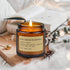 YFYTRE 4 Pack Scented Candle Set Soy Wax Candles, Aromatherapy Candles for Home Decoration, Jar Candles Gift for Women with Amber Glass Jars and Kraft Wrapping