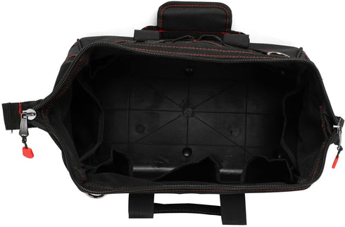WORKPRO 16-inch Close Top Wide Mouth Tool Storage Bag with Water Proof Rubber Base, W081022A, 16"