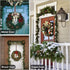 Myfolrena Adjustable Wreath Hanger from 15"-24", Metal Wreath Hook for Front Door, 20lb (Bronze-2 Pack)