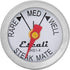 Escali AHS1-4 Easy Read Mini Steak Thermometer Set, Dial Reads Rare, Medium & Well, Dishwasher Safe, Silver
