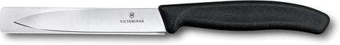 Victorinox 4-Inch Swiss Classic Paring Knife with Straight Blade, Spear Point, Black