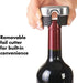 OXO SteeL Winged Corkscrew with Removable Foil Cutter