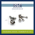 RSVP International (MOD-S) Oval Measuring Spoons, Stainless Steel