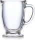 Libbey Kona Glass Coffee Mugs, Set of 6