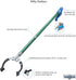 Unger Professional Nifty Nabber Reacher Grabber Tool and Trash Picker, 36-inch