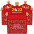 Big Dot of Happiness Chinese New Year - Treat Box Party Favors - 2022 Year of the Tiger Party Goodie Gable Boxes - Set of 12