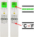 Compatible with Fujitsu Air Conditioner Remote Control AR-RED1U AR-REF1U AR-REM1U AR-REY1U AR-REA1E AR-REA2E AR-REB1E AR-REB2E AR-REF1E AR-REF2E AR-REF3E AR-REF4E AR-REJ1E AR-REM1E AR-REM2E