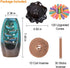 SOLEJAZZ Incense Burner Waterfall Backflow Incense Holder Incense Fountain with 120 Incense Cones & 30 Incense Sticks for Home Office Yoga Aromatcherapy Ornamen