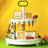 7 Pieces Tiered Tray Decor Set Farmhouse Farm Tiered Tray Decor Items Summer Sunflower Watermelon Bee Lemon Theme Mini Wooden Signs for Easter Graduation Home Kitchen Decorations (Rabbit Style)