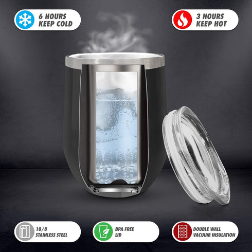 Veracco Being My Brother Is Really The Only You Need Double Wall Insulated Tumbler With Splash Proof Lid Funny For Someone Who Loves Drinking Bachelor Party Favors (Black)