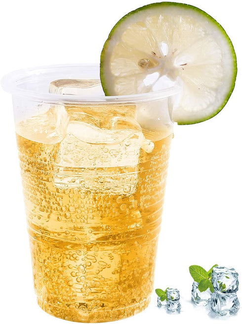 300 Pack 9oz Clear Plastic Cups?Disposable Mouthwash Cups,9 Ounce Cups-Party Cups Ideal for Whiskey, Drinking Tasting, Food Samples