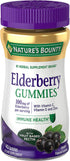 Nature’s Bounty Elderberry Gummies, Immune Support, Contains Vitamin A, C, D, E and Zinc, 40 Gummies