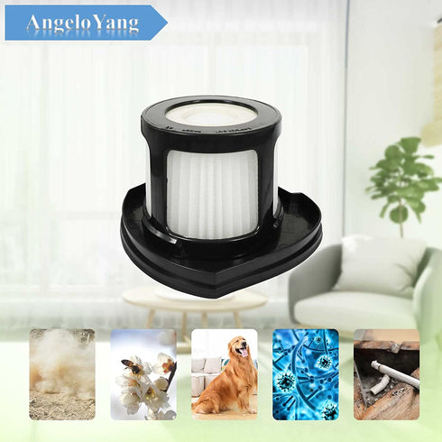 2284W Filter Compatible with Bissell Pet Hair Eraser Hand Vacuum 2284W, 2390, 2389, 2390A, Replace Parts for 1614212, 1614203, 1614204, Pack 4 Filter and 8 Foam Filter