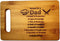 Recipe for a Dad Cute Funny Laser Cutting Board,Father DAD Gifts Engraved Bamboo(9x12, Bamboo-14)