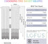 Lofus Sheer Window Curtains, Rods Pocket Voile Fabric Drapes/Panels/Treatments for Living Room/Kitchen/Bedroom, 52 x 96, Set of 2, Rainbow