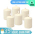 Stonebriar 35 Hour Long Burning Unscented Pillar Candles, 3x4, Ivory