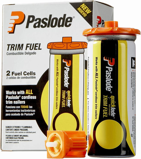 Paslode, Universal Short Yellow Trim Fuel, 816007, For Paslode Finish and Brad Nailers, 2 Pack