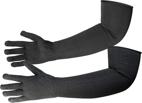 CAWANFLY Protective Kevlar Gloves with Sleeves Level 5 Protection Heat & Cut Resistant Sleeves Gloves Safety Sleeves for Welding, Kitchen, Gardening
