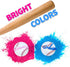 Gender Reveal Baseball with Pink and Blue Powder