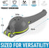 Zulay Metal Lemon Lime Squeezer - Manual Citrus Press Juicer (Gray and Lime Punch)