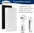 MXZONE True HEPA Filter Replacement Compatible for Febreze FRF102B and Honeywell Filter U, HHT270, HHT290 Series