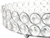 Hedume Mirrored Crystal Vanity Tray, 10 Inches Crystal Cosmetic Makeup Tray, Ornate Decorative Tray for Perfume, Jewelry and Makeup